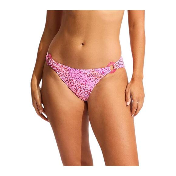 Seafolly Other - Seafolly Women's Hipster Bikini Bottom Sea Skin Fuchsia Rose - Regular